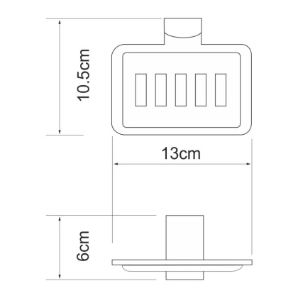 Leine K-5069WHITE Мыльница решетка Leine K-5069WHITE Мыльница решетка