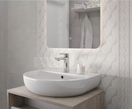 Бордюр HGD\A584\6437 Корредо серый 7,7см*25см*8мм (1уп/30шт/), шт