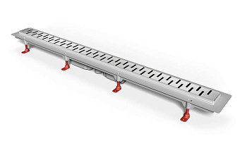 Душевой лоток 95 см Creto Snake CRE-950 SH-Down с решеткой, хром