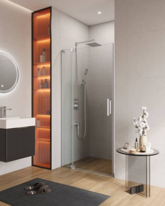 SLIDER-B-1-100/110-BR-BORO Душевая дверь