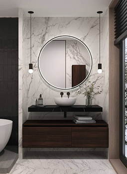 Столешница прямая FLAT NERO MARQUINA 1210*460*70