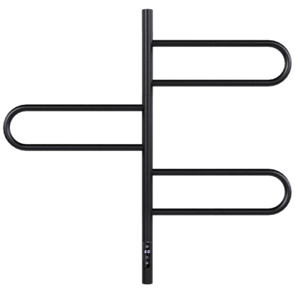 Полотенцесушитель электрический Vincea VTD-1R2CBE 44х80, черный, таймер Полотенцесушитель электрический Vincea VTD-1R2CBE 44х80, черный, таймер