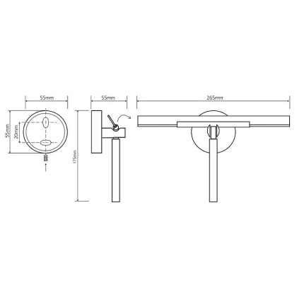 Cкребок для душевой кабины Bemeta Omega 104237012 Хром