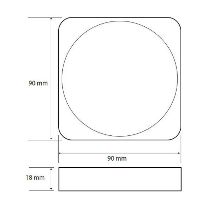 Мыльница Bemeta 139108192 Хром матовый