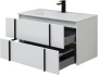 Тумба под раковину Allen Brau Reality 90 1.32006.WM белый матовый