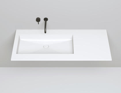 Раковина Salini MAREA 10 1802210MRF S-Stone в цвете по RAL, полувстраиваемая, матовая Раковина Salini MAREA 10 1802210MRF S-Stone в цвете по RAL, полувстраиваемая, матовая