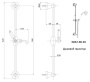 GOLF-SD-02-M Душевой гарнитур Исполнение: Бронза, Ручки: Бронза  GOLF-SD-02-M Душевой гарнитур Исполнение: Бронза, Ручки: Бронза