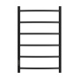 Полотенцесушитель электрический Point Афина PN04758B П6 500x800 диммер слева, черный