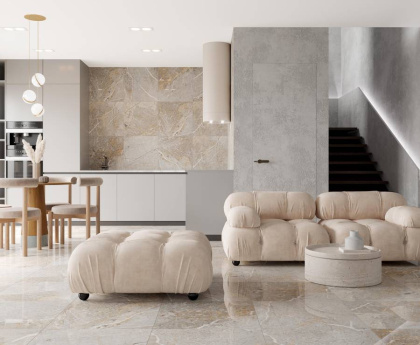 Керамогранит K27_10 Fantastico grey granito (60смх60смх9мм) (4шт_1,44м2) Матовый, м2