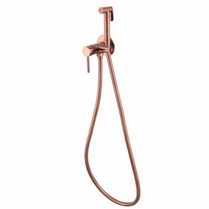 Смеситель ABBER Wasser Kreis AF8125RG с гигиеническим душем, розовое золото Смеситель ABBER Wasser Kreis AF8125RG с гигиеническим душем, розовое золото