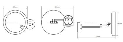 Косметическое зеркало с подсветкой Косметическое зеркало с подсветкой
