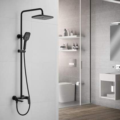 Душевая система Shevanik, латунь S8536H черный