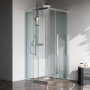 W84G-403-9090-МТ Душевое ограждение Func Square Slide 90х90, мат Хром, прозрачное