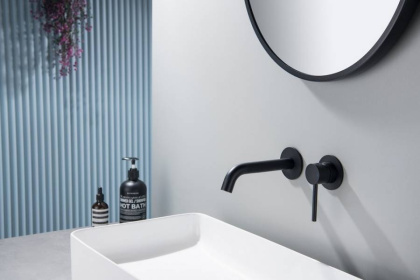 Смеситель Timo Saona 2372/03SM для раковины скрытого монтажа, черный матовый Смеситель Timo Saona 2372/03SM для раковины скрытого монтажа, черный матовый