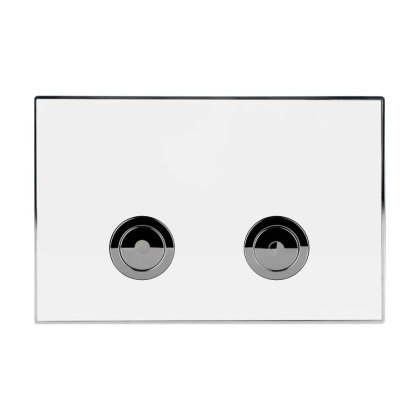 Клавиша смыва для пневматической инсталляции Point Венера, белый/хром, PN44071WC Клавиша смыва для пневматической инсталляции Point Венера, белый/хром, PN44071WC