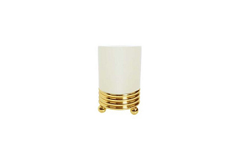 Настольный стакан для зубных щеток HERMITAGE GOLD 10361 Boheme Настольный стакан для зубных щеток HERMITAGE GOLD 10361 Boheme