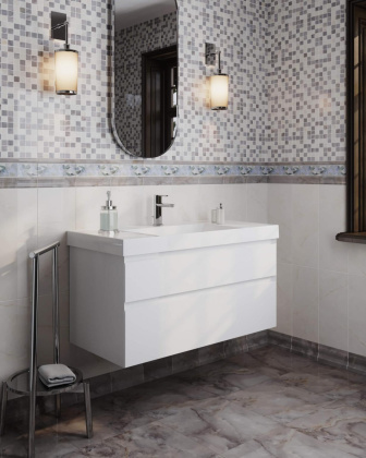 Декор ММ7217 Стеллине мозаичный 20*50*8 (уп\10шт), шт