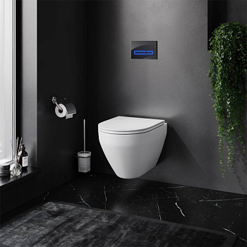 IS450A38.701700 Инсталляция с клавишей Touchless Pro стекло, черн. с подвесным унитазом Spirit V2.0 FlashClean с сид м/л IS450A38.701700 Инсталляция с клавишей Touchless Pro стекло, черн. с подвесным унитазом Spirit V2.0 FlashClean с сид м/л