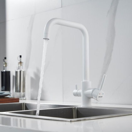 Смеситель для кухни со встроенным фильтром (краном) под питьевую воду Shevanik S228 S228C