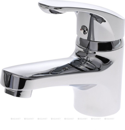 OneLife P01-022cr Полимерный смеситель для раковины с гигиеническим душем, цвет: хром