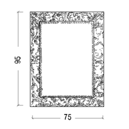 Зеркало NeoArt бронза эмаль 514 Boheme