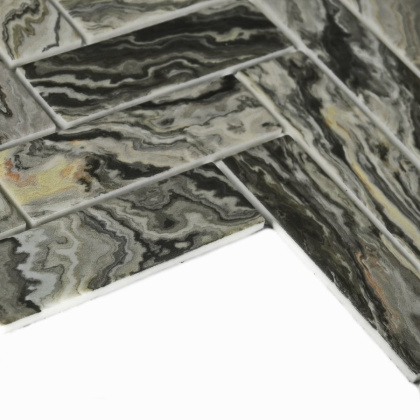 Мозаика Bonaparte Стеклянная Hadar Grey 26,8х26,8 см