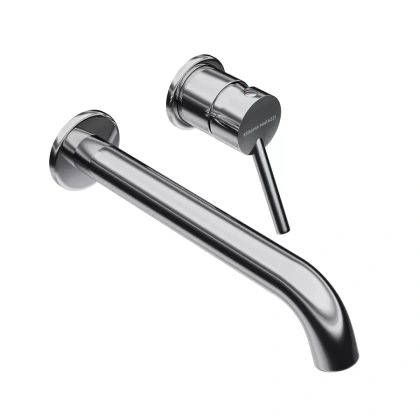 Смеситель для раковины XPRO настенный с внутренней частью, хром