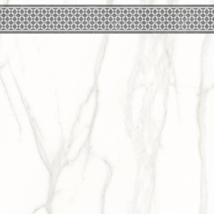 7346-0003-1001 Декор кер. Каррара Нова_LB Бел. 45*45 _декор 1_ 1 \4