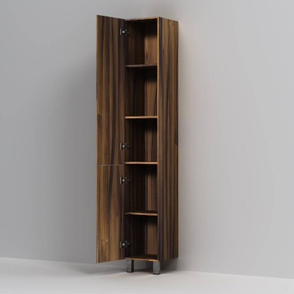 Шкаф-перал, напольный, левый, 30 см, двери, push-to-open, орех M90CSL0306HF