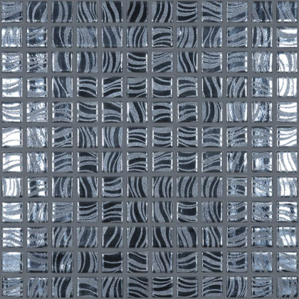 Стеклянная мозаика, 7803 Glitter Black 25x25, Glitter