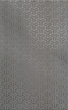 Декор HGD\C371\6399 Ломбардиа серый темный 40см*25см*8мм (1уп/10шт/)матовый, шт