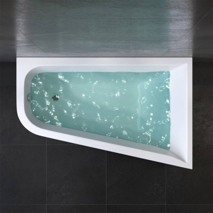 Акриловая ванна spirit ассиметричная 160x100, без слива-перелива, правосторонняя