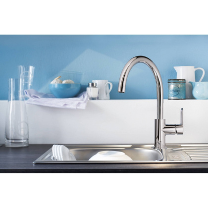 Смеситель для кухни Grohe BauEdge 31367000 хром Смеситель для кухни Grohe BauEdge 31367000 хром