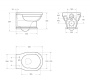Чаша подвесного унитаза BelBagno BOHEME BB115CH Чаша подвесного унитаза BelBagno BOHEME BB115CH
