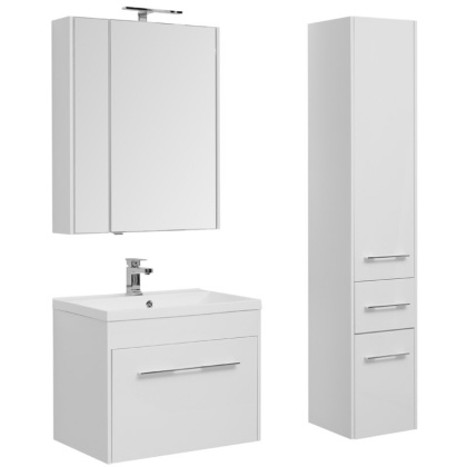 Тумба под раковину Aquanet Августа 75 белый