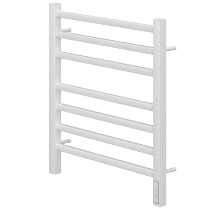 Полотенцесушитель электрический Point Вега PN71856W П7 500x600, диммер справа, белый Полотенцесушитель электрический Point Вега PN71856W П7 500x600, диммер справа, белый