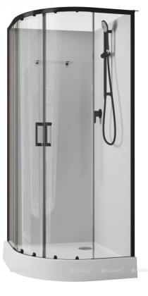 Душевая кабина Aquanet Passion EVO 100R Black 100x100