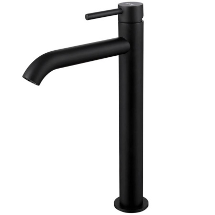 Смеситель ABBER Wasser Kreis AF8111B для накладной раковины, черный матовый Смеситель ABBER Wasser Kreis AF8111B для накладной раковины, черный матовый