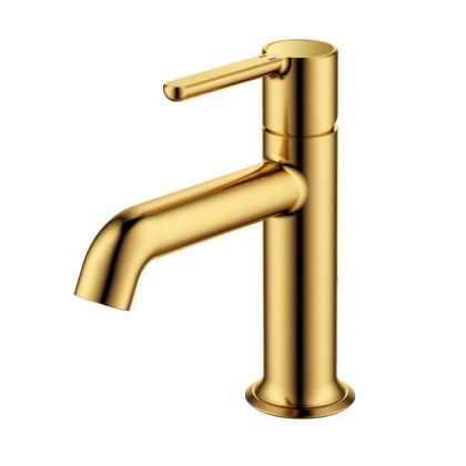 ECO-SAT-BORO Донный клапан с системой "Клик-клак" с переливом,  брашированное золото