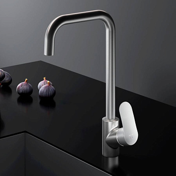 F8006011 Like, смеситель для кухни G-образный излив, сатин, шт.