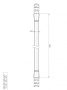 CZR-FMD-120-01 Гибкий шланг PVC, длина 1,2 м, хром CZR-FMD-120-01 Гибкий шланг PVC, длина 1,2 м, хром