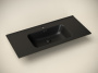 Умывальник накладной прямоугольный (цвет Черный Матовый) Element 1010*465*180мм
