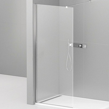 LIBERTA-L-1-80-120-C-Cr Душевая перегородка с односторонним входом 800x1200x1950 мм
