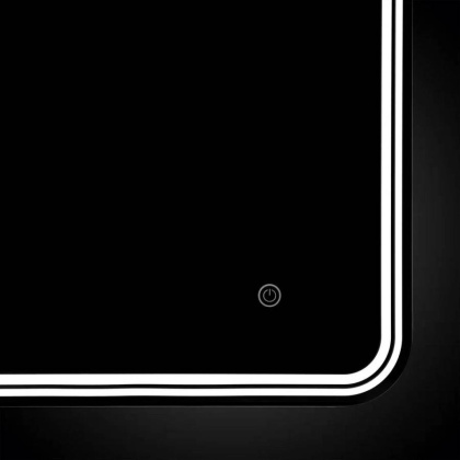 Зеркало LED VLM-3MA900 900х700 c сенсорным выключателем и диммером Зеркало LED VLM-3MA900 900х700 c сенсорным выключателем и диммером