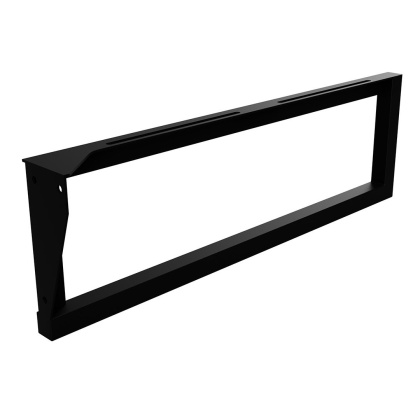 Кронштейн для умывальника с полотенцедержателем пpaвый, 490 мм, черный