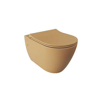 Унитаз подвесной Venezia цвет кашемир матовый, 1295-011-0129, шт