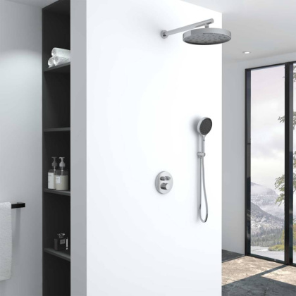 Душевой комплект Inspire VSFW-3I22MT2CH встраиваемый, термостатический, двухрежимный, хром