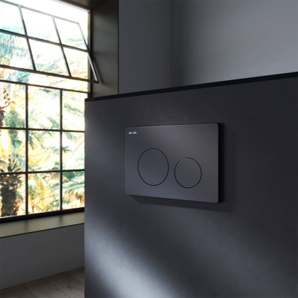 I090138 PrimeFit L, клавиша для инсталляции пластик, черный матовый I090138 PrimeFit L, клавиша для инсталляции пластик, черный матовый