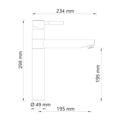 Main 4107 Смеситель для кухни Wasserkraft Main 4107 Смеситель для кухни Wasserkraft