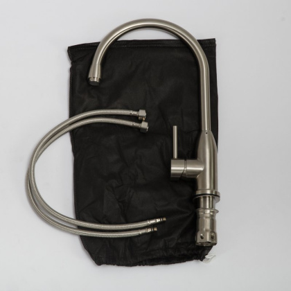 Смеситель для кухни, нержавеющая сталь, исполнение сатин BB-LAM09B-IN